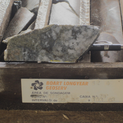 Mineralized core, 2010.